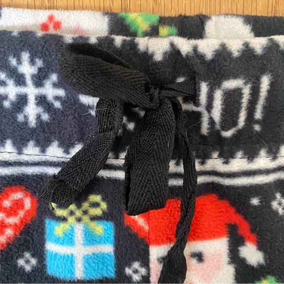 🟢 {3/$15} 🎄Christmas Ho Ho Ho Santa Pajama Pants - Size L - Picture 4 of 12